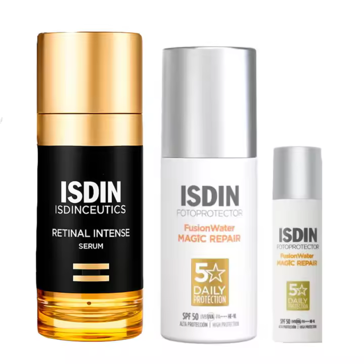 Isdinceutics Retinal Intense Sérum 50 ml + Isdin Fusion Water Magic 50 ml + Regalo Fusion Water Magic 10 ml - 1