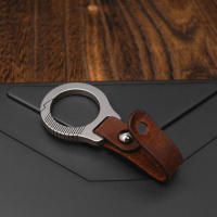 Llavero De Aleación De Titanio Con Hebilla De Escalada Accesorio EDC Herramienta Minimalista Para El Día Caja De Hierro Incluida - details 2