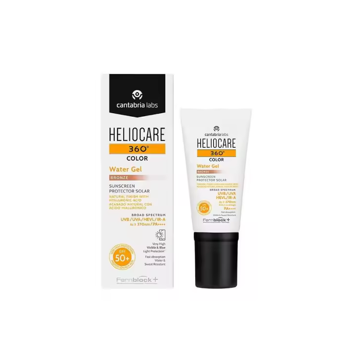 Cantabria Labs Heliocare 360º Color Water Gel Bronze SPF 50+ 50 Ml - Protector Solar Completa - 1