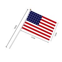 Bandera De Estados Unidos 90x150cm De Poliéster Bordada Estrellas Impermeable Nylon Pesado Bandera De Independencia Estripes - details 9