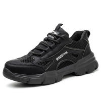 Zapatos De Seguridad Transpirables Para Hombre Mocasines De Trabajo Indestructibles Botas De Seguridad Para Mujer Antideslizantes Con Punta De Acero Estilo Deportivo Para Exteriores - details 15