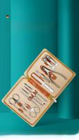 Kit De Manicura Y Pedicura Profesional MR.GREEN 12 En 1 Con Estuche Portátil De Cuero Regalo Ideal Herramientas De Acero Inoxidable - details 1