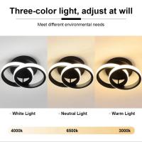 Lámpara De Techo LED Para Pasillo Balcón Dormitorio Sala De Estar Decoración De Pasillo 110-220V Material De Hierro Moderno - details 3