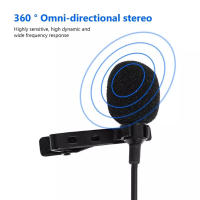 Mini Micrófono Lavalier Portátil Condensador Clip-on USB 3.5mm Tipo-C Para Smart Phone Y Laptop PC - details 9