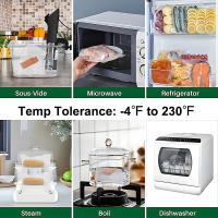 50 Bolsas De Sello Vacío De Premium Para Alimentos Organizador De Cocina Reutilizables BPA-Free Para Refrigerio Y Microwaving - details 6
