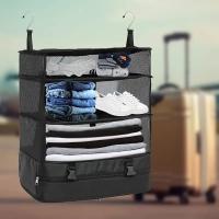 Organizador De Viaje Trípode Colapsable Para Ropa Eco-amigable De Tela Multiusos Para Acampar Al Aire Libre Y Uso En Armario - details 0