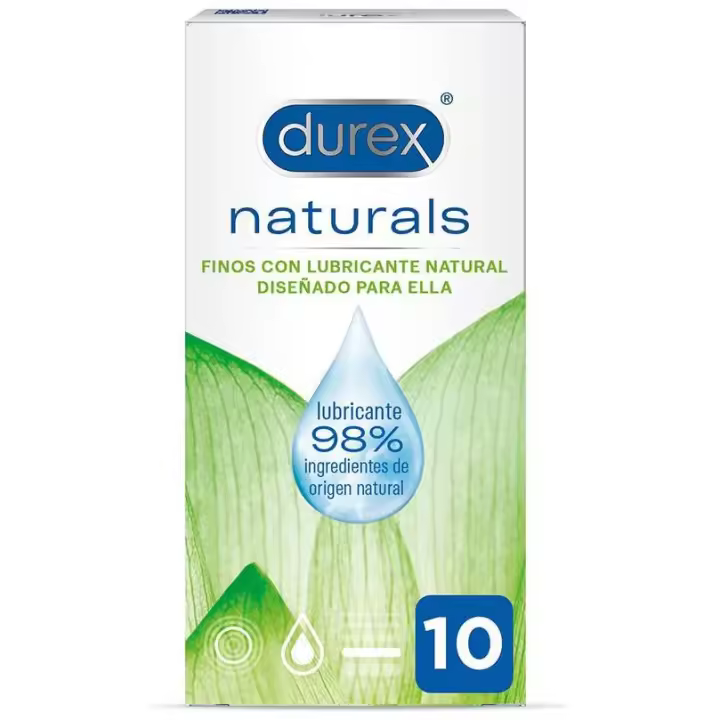 Naturals Fino Con Lubricante Natural Preservativos 10 U - 1