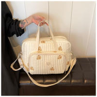 Bolso Grande Para Mamá Organizador De Bebé Maternidad Bolsa De Diaper Bordada Para Mujer Cruzable Hombro Viaje Al Hospital - details 6