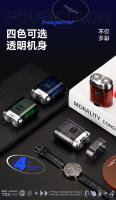 Nueva afeitadora eléctrica transparente de color para hombres, mini afeitadora portátil de viaje para barba. - details 9