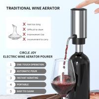 Sacacorchos Eléctrico 4 en 1 Juego de Regalo de Vino con Abridor de Vino Recargable, Vertedor Aireador de Vino Recargable - details 2