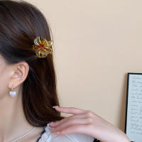 Acrílico Uñas De Manta De Delfín Colorido Gradiente Para Mujer Adorno De Cabello Moda Juego De 1 Pieza Uso En Viajes - details 3