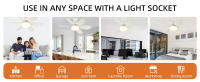 Socket Fan Light
