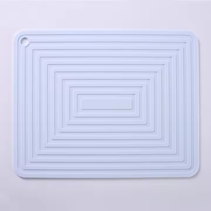 Alfombrilla De Silicona Para Cocina Cuadrada Gruesa Antideslizante Modelo Ondulado Protectora Para Mesas De Cocina Ecológica - 1