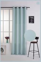 Cortina serie de lino de terciopelo poliéster 150x260cm.Decorar para el hogar, sala de estar y dormitorio, estilo americano, 1 Panel. - details 5