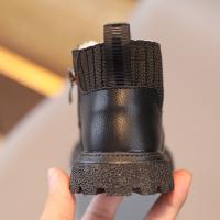 Botas De Invierno Calientes Para Niños Y Niñas Botines De Piel PU Con Peluche Moda Botas De Nieve Para Bebés Y Niños Pequeños - details 4