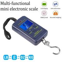Báscula Digital Miniatura Para Pesca Y Viajes 40kg X 10g Portátil Con Gancho Colgante Escala De Mano Material Plástico - details 0
