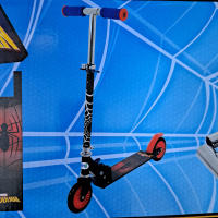 scooter plegable Spider-man de 2 ruedas,con estructura metálica, con gráficos únicos y de vanguardia, con manillar regulable en altura,,cm,fespu - details 1
