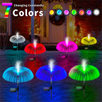 Lámparas De Jardín LED Solares De Medusa Luz Cambio De Color 7 Impermeables Para Decoración De Camino Jardín Flores Solares - details 1