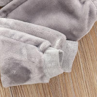 Pijama De Otoño E Invierno Para Niños Y Niñas Con Estampado De Oso De Algodón Flanelado Grueso Ropa De Casa Para 0-6 Años - details 6