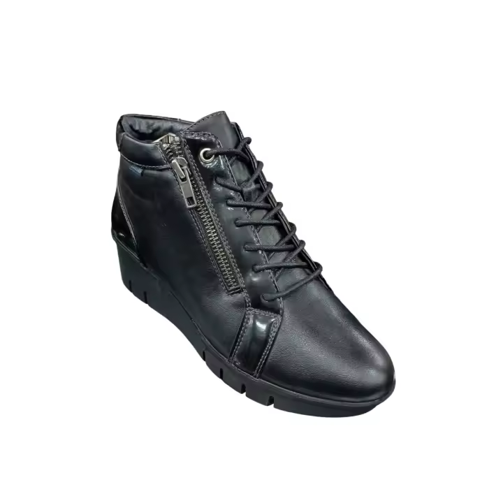Via Dos Botines con Cuña y Cremallera Marca V&D - 1