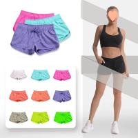 Shorts De Entrenamiento Para Mujer Verano Correr Maratón Yoga Fitness Deporte Para Gimnasio Talla Small Material Poliéster - details 1