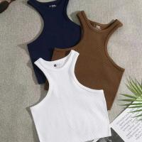 Chaleco De Yoga Para Mujer Con Alta Elasticidad Top De Deporte Fitness Ropa De Gimnasio Estilo Urban Tank Top - details 0