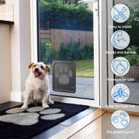 Puerta de Pets Segura y Fácil de Usar Función de Cierre Automático Grande para Perros y Gatos - details 5