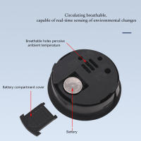 Mini Termómetro Y Higrómetro Redondo Electrónico Para Interior Con Pantalla LCD Medidor De Temperatura Y Humedad Para El Hogar - details 2