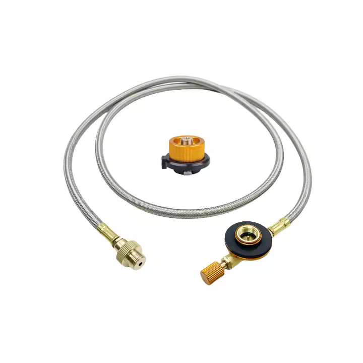Adaptador de Butano para Camping at Aire Libre Manguera de Conversión de Estuba de Gas Extension de Tanco Accesorios de Picnic - 1