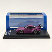 Coche De Colección Miniatura Street WARRIOR SW 1/64 En Rotana Purple Con Ala Corta Para RWB 993 Modelo De Metal Sin Batería Para Fans De Autos - details 0