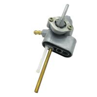 Interruptor De Tanque De Combustible Para Motocicleta Pieza De Repuesto Del Motor De Aceite Petcock Compatible Con Honda XL125 XL250 XL350 CB100 CB125 Color Plata - details 0
