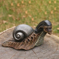 Estatua De Snail Aliens Figura De Resina Adorno De Modelo Regalo De Cumpleaños Figura De Héroe De Juego De Mesa Decoración De Jardín - details 0