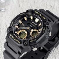 reloj deportivo hombre Casio AEQ-120W-9AV 100m WR 10 años batería Hora Mundial - details 0