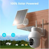 100% Batería recargable inalámbrica solar en Aire Libre Pan/Tilt WiFi Cámara de Seguridad Luz IP65 impermeable Visión Nocturna Luz de Calle antirrobe - details 6