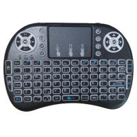 Teclado Inalámbrico Mini Con Ratón Air Mouse 2.4G Backlit Para Android TV Box PC I8 Soporte Para Inglés Ruso Francés Español Portugués Árabe - details 12