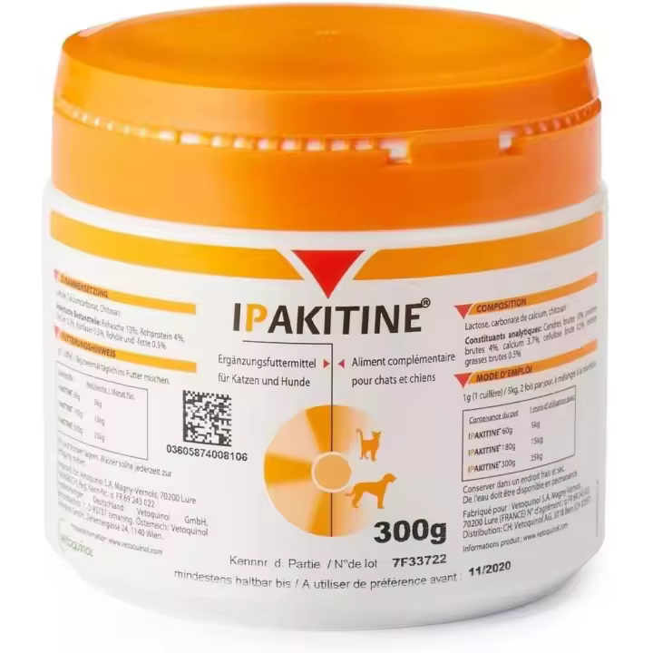 IPAKITINE ALIMENTO COMPLEMENTARIO PARA PERROS Y GATOS 300 GRS - 1