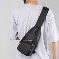 Bolsa De Pecho Antirrobo Para Hombre Pequeña Impermeable Con Malla De Almacenamiento Bolsa Transversal Deportiva Para Viajes Con Bolsillo Para Móvil - details 0