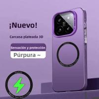 Funda Protectora Magnética Para Xiaomi Mi 15 13 14T 14 Ultra Poco X6 F7 X7 pro C75 Compatible Con Cargador Inalámbrico MagSafe Resistentes a Arañazos Y Huellas Desechable - details 10