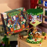 Bloques De Construcción De Navidad Con Forma De Cenicero Romántico Y Fluorescente Juguete Creativo Para Hombres Y Mujeres - details 0