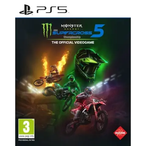 Monster Energy Supercross 5: The Official Videogame Juego para Consola Sony PlayStation 5, PS5 [PAL ESPAÑA] - 1