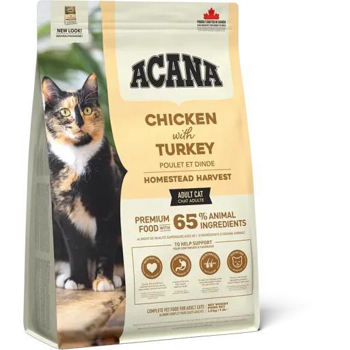 Acana Pienso Homestead Harvest Pollo para Gatos - 4.5 KG