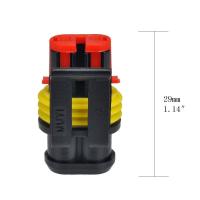 Kit de 10 conectores eléctricos impermeables para automóvil de 2 pines, enchufe impermeable para automóvil, a prueba de polvo, aislado y sellado - details 4
