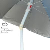 Sombrilla de Playa Inclinable con Protección UV y Aislamiento Térmico – 160, 180, 200, 240 cm - details 2