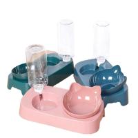 Tazón Automático Para Gatos Con Dispensador De Agua Y Alimento Elevado Doble Tazón Para Perros Y Gatos Accesorio Para Mascotas - details 0