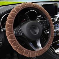 Cubierta De Volante De Coche Universal 37-39cm Invierno Suave Cálido Plush Decoración Interior Automóvil Accesorios - details 12