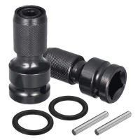 Cabeza De Conversión De Llave Eléctrica Con Extensión De Manija Cuadrada De 1/2 Y Hexagonal De 1/4 Cubierta De Resorte Pieza De Conjunto Para Herramientas De Bricolaje - details 0