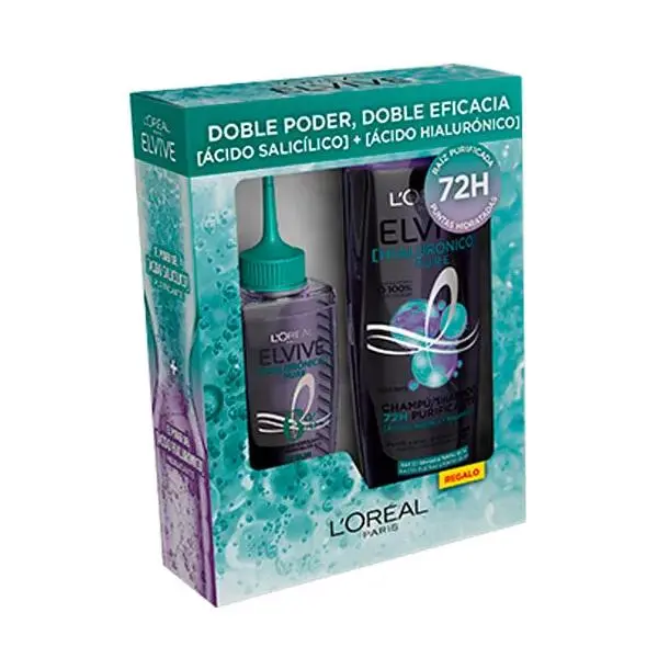 L'oréal Paris Elvive Pack Champú y Sérum Hialurónico Pure - 1