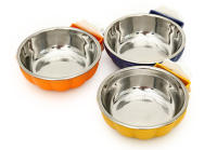 Tazón De Alimentos Para Perro HOOPET Acero Inoxidable Colgante Antisalto Tazón De Agua Para Gato Y Perro Jaula De Alimento Y Arroz - details 10
