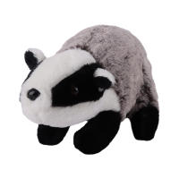 Muñeco De Peluche De Zorro Simulado En Gris Y Blanco 33cm Juguete Para Niños Regalo De Cumpleaños Relleno De Algodón PP Adecuado Para Todas Las Edades - details 2