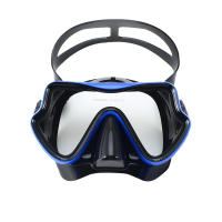 Máscara De Natación Silicona Para Adultos Y Adolescentes Con Pantalla De Vidrio Templado HD Antiniebla Cubierta De Nariz Para Snorkel Y Escuba - details 9